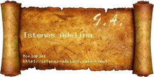 Istenes Adelina névjegykártya